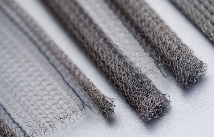 Knitted wire mesh products